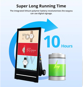 Machine publicitaire portable pour <span class=keywords><strong>le</strong></span> <span class=keywords><strong>golf</strong></span> <span class=keywords><strong>en</strong></span> extérieur, avec roues, affichage extérieur 10 heures, alimentée par batterie au lithium - Product Image 6