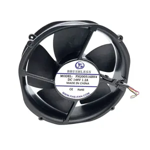 200x51mm High Air Flow Metal Cooling Fan For Charging Equipment Industry 2218F/2TDH4P DC Fan