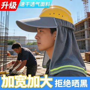 หมวกนิรภัยแบบตาข่ายบังแดดสำหรับฤดูร้อน ใช้ในงานก่อสร้างกลางแจ้ง - Product Image 4
