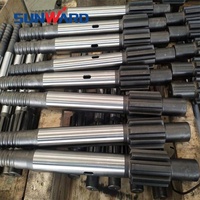 Para piezas de máquina de minería de cambio rápido Boart Longyear 1/4 adaptador de vástago sin llave hexagonal para taladro T38 liberación de acero 3 para roca