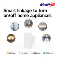 Sensor de Puerta/Ventana Inalámbrico Matter Over Thread, Sensor Magnético de Contacto para Hogar Inteligente, Bajo Consumo de Energía para Automatización de Seguridad