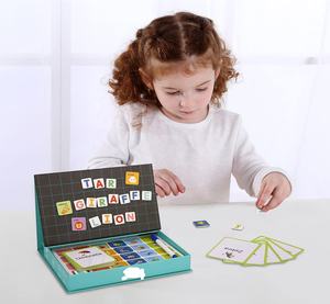 Ensemble <span class=keywords><strong>alphabet</strong></span> magnétique personnalisé, avec tableau magnétique, cartes flash de mots visuels pour les tout-petits à épeler et à apprendre, jouets préscolaires - Product Image 6