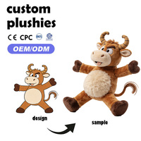 Peluche personnalisée OEM ODM Cochon Joyeux, Jouet en Peluche Animal de la Ferme Réaliste, Poupée Brodé Super Douce avec Logo Personnalisé pour Enfants, Cadeau Mascotte