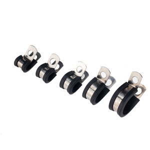 Abrazadera de Tubo de Acero Inoxidable Tipo R de 18.5 mm para la Industria General - Product Image 2