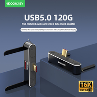 DOONJIEY USB5 120G Soporte para Teléfono de Aleación de Aluminio con Funciones Completas, PD 240W, Transferencia de Datos de Alta Velocidad, Soporte Plegable de 180 Grados