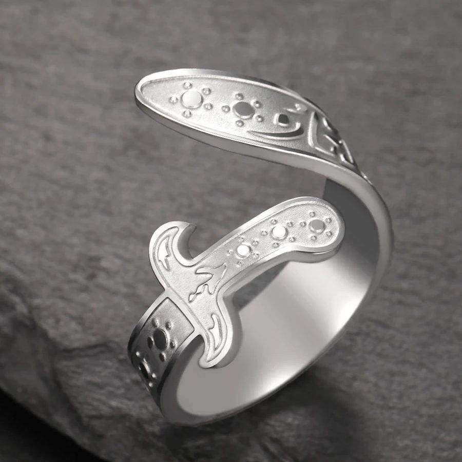 Myshape Imam Ali Zulfiqar Shia Sword Ring Arabic Calligraphy