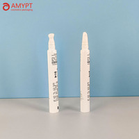 Tube cosmétique vide personnalisé de 10 g, applicateur en céramique pour crème pour les yeux, rouge à lèvres, emballage en plastique pour masseur oculaire