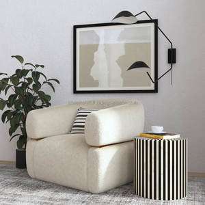 KISWAH CRAFT, mesa de centro con incrustaciones de hueso de diseño moderno de lujo, muebles para el hogar al mejor precio - Product Image 2