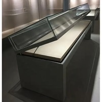 GZowin - Podium d'exposition personnalisable pour musées et commerces avec éclairage LED, construction durable, facile à nettoyer, finition de haute qualité