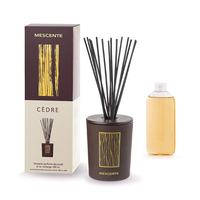 Pot de luxe personnalisé Mescente, bougie d'aromathérapie et diffuseur de roseau, ensemble cadeau de mariage