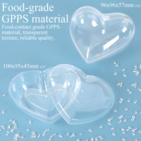 Boules de Noël transparentes en plastique remplissables SUNSHING Factory, décorations pour fêtes de mariage, boîtes cadeaux en forme de cœur