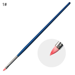 Pinceau à ongles en nylon pour nail art, stylo de peinture UV, brosse de gravure pour cristaux, pinceau de précision pour dessin floral - Product Image 6