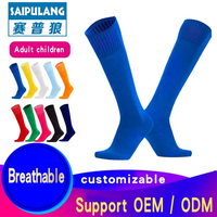 Offre Spéciale Chaussettes de football antidérapantes de qualité supérieure Chaussettes de football avec logo personnalisé Chaussettes de football de sport à longue adhérence classiques de sécurité