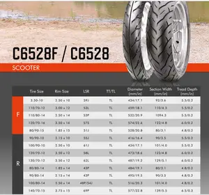 CST 타이어 C6528 도매 140/70 -15 C6528 69P TL 도로 오토바이 타이어 140 70 15 타이어 림 15