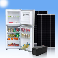 Réfrigérateur solaire BD/BC-1688 à ouverture par le haut, congélateur horizontal profond pour usage domestique et commercial