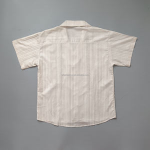 Camisa <span class=keywords><strong>Guayabera</strong></span> Personalizada para Hombre, Manga Corta, Casual, Vacaciones, Bordado, Cuello Campana - Product Image 3