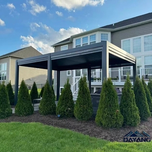 <span class=keywords><strong>Pergola</strong></span> d'extérieur élégante en aluminium, durable et résistante aux intempéries, arche, abri, pavillon et gazebo - Product Image 4