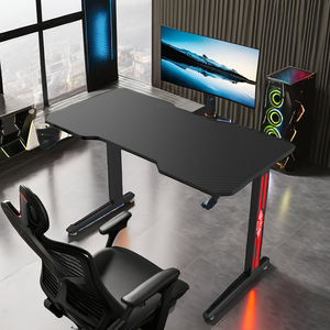 Nhà Máy Bán Buôn <span class=keywords><strong>1M</strong></span> Với Headphone Móc Và Giữ Cốc Màu Đen Bàn Chơi Game Chất Lượng Cao Máy Tính RGB Chơi Game Bàn - Product Image 2