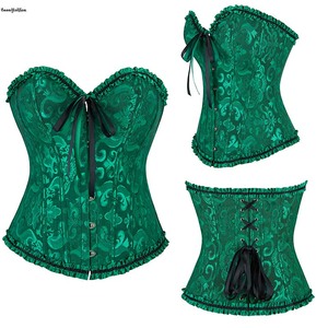 11 Couleurs Disponibles, 12 Baleines en Acier et Baleines Élastiques, Bustier Serre-Taille Corset Victorien Amincissant pour Femme, Corsets Ann Cherry - Product Image 4