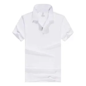 Футболка-поло Lidong, белая футболка-поло с воротником-стойкой, размер xxxl