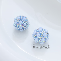 Perles de luxe en strass AB, cristaux en vrac, fournitures de perlage, fabrication de bijoux pour chaînes de téléphone DIY, multicolores, vente en gros