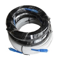 Câble de raccordement SC APC OEM d'usine, cordon de raccordement en fibre optique SC pour solution réseau, 1 cœur, 2 cœurs
