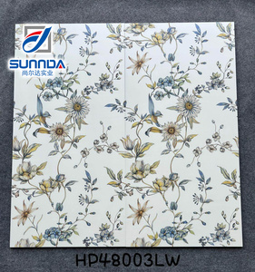 <strong>Simple</strong> Modern Plants Flowers Birds Animals Designs Matte Surface Rustic Porcelain <strong>Tiles</strong> Wall Floor Decoration Kitchen <strong>Bathroom</strong> - Product Image 4