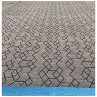 Tapis imprimé en polyester antidérapant pour hall d'accueil et salle de banquet, fabriqué à la machine, vente directe d'usine