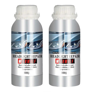 Kit de Reparación de Faros Delanteros WarWolf, Líquido de Pulido de 600 ml, Juego de Herramientas para Restauración de Faros de Automóviles - Product Image 2