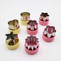 16 Pcs Roestvrij Staal Grote Vlinder Bloem-Vormige Groente, Fruit Cutter, Cookie Decorating Gereedschap