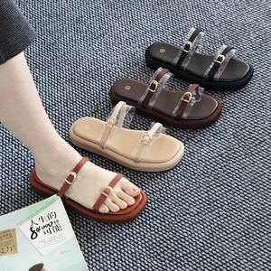 Fashionable Outdoor Breathable Lightweight Wholesale <b>Open</b>-<b>toe</b> Daily Women's Sandals and slippers - Product Image 1