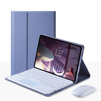 Sarung Tablet Papan Ketik untuk Xiaomi Pad 5 Pro, Sarung Tablet Mi Pad 5 5 Pelindung Papan Ketik Nirkabel Korea Rusia 11 2021