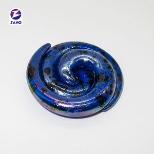 موسع أذن حلزوني من الأكريليك بطباعة رذاذ الطلاء، مجوهرات للجسم، هدية زفاف للجنسين - Product Image 3