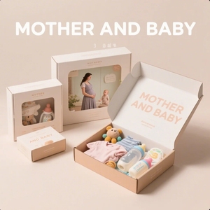 Biodegradabile stampa su ordinazione della scatola di carta patinata di colore per la scatola regalo del bambino che timbra i prodotti per la casa OEM la festa della mamma accetta - Product Image 5