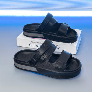 รองเท้าแตะสำหรับผู้ชาย พื้นหนา กันลื่น บุนวมกันเสียง พื้นนุ่ม รองเท้าแตะสำหรับผู้ชาย พื้นนุ่มใส่ในบ้าน - Product Image 6