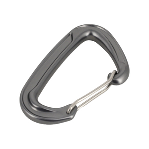 Jensan Carabiner aluminium 24KN, karabiner gerbang kawat pengunci kecil untuk tempat tidur gantung