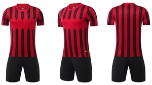 Été de haute qualité Rayures personnelles Personnalisées HAALAND <span class=keywords><strong>MBAPPE</strong></span> VINI Sport Training Soccer Uniform Shirt Men Football Jerseys Sets - Product Image 2