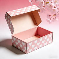 Boîte en carton ondulé à couvercle rabattable TongKun pour broches, idéale pour la vente au détail