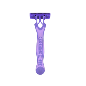 Rasoir jetable à triple lame avec manche en plastique, pratique à usage unique - Product Image 1