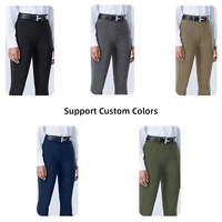 SILUO Vêtements d'équitation personnalisés de haute qualité, faible MOQ, culotte d'équitation taille haute extensible dans quatre directions avec grip antidérapant en silicone pour cheval