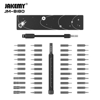 Kit de tournevis de précision 47-en-1 de haute qualité avec embouts CR-V pour réparation 3C/GSM, outils à main OEM personnalisables, emballage rigide noir