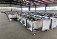 Nieuwe aanwinst: makkelijk te onderhouden roestvrijstalen machine voor het wassen en pellen van wortelgewassen voor de verwerking van landbouwproducten