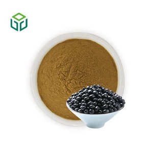 Venta Directa de Fábrica Jiuyuan, Extracto Herbal de Soya Negra Puro, Natural, Orgánico Certificado, Grado Alimenticio, 25% de Extracción - Product Image 1