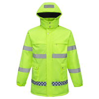 USB Batterie Chauffante Manteau D'hiver Veste pour Femmes Hommes Imperméable Haute Visibilité Toile Stand Collar Casual pour Travail Construction 6XL
