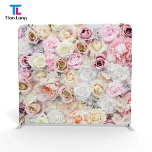 TianLang precio de fábrica 10 * 8ft 20 * 8ft impresión personalizada funda de almohada fondo, espejo cabina boda telón de fondo - Product Image 4