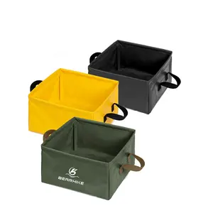 From Small To Large Custom Portable Pvc Square Folding Storage Car Cleaning Water Basin Bucket For Outdoor Activity