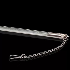 Thermomètre à point fixe en verre avec manchon en acier pour stérilisateur de laboratoire, armoire de désinfection et teinture - Qualité industrielle maximale - Product Image 3