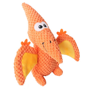 High Quality Wholesale Pet Dog Chew Toys Cartoon Stuffed <b>Dinosaur</b> Pterosaur Durable Interactive Pet Dog Plush Squeaky Toys - Product Image 6