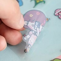 Pegatinas de Dibujos Animados con Diseño Personalizado, Pegatinas Troqueladas de PVC, Pegatinas con Logotipo Bonito, Pegatinas Termoadhesivas, Pegatinas para Cuadernos
