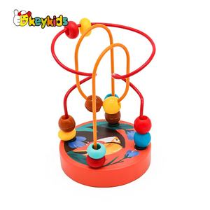 Jouet éducatif personnalisable en fil <span class=keywords><strong>de</strong></span> <span class=keywords><strong>bois</strong></span> et perles pour bébé W11B263 - Product Image 6